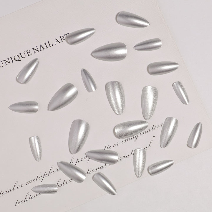 Glittery Stiletto Press-On Nails Kalsten