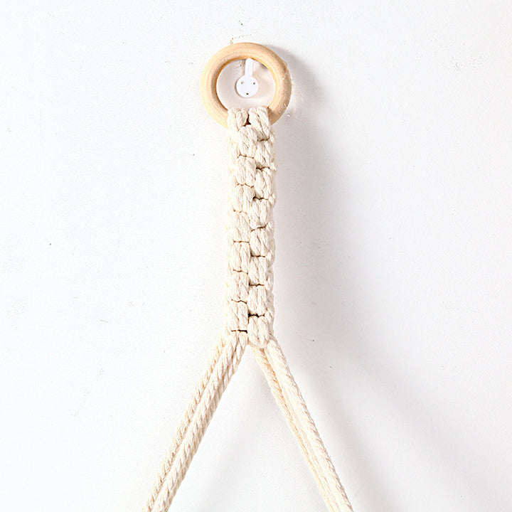 Macrame Triangle Floating Shelf Kalsten