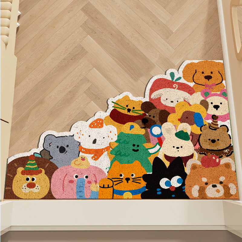 Playful Animal-Themed Area Mat