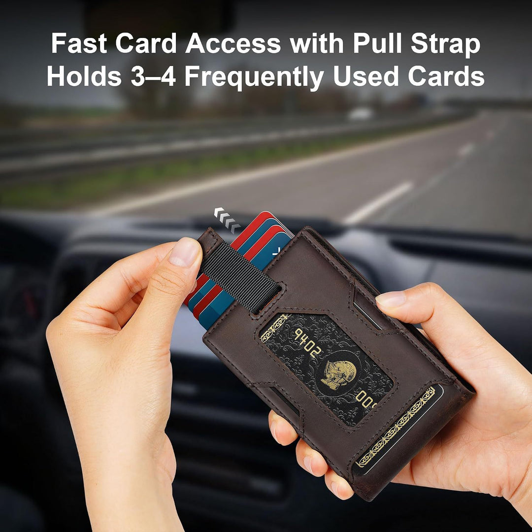 Premium RFID-Blocking Leather Cardholder Kalsten