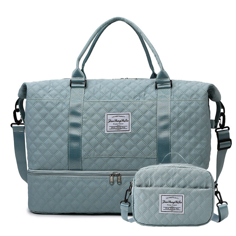 Quilted Multi-Functional Travel Tote