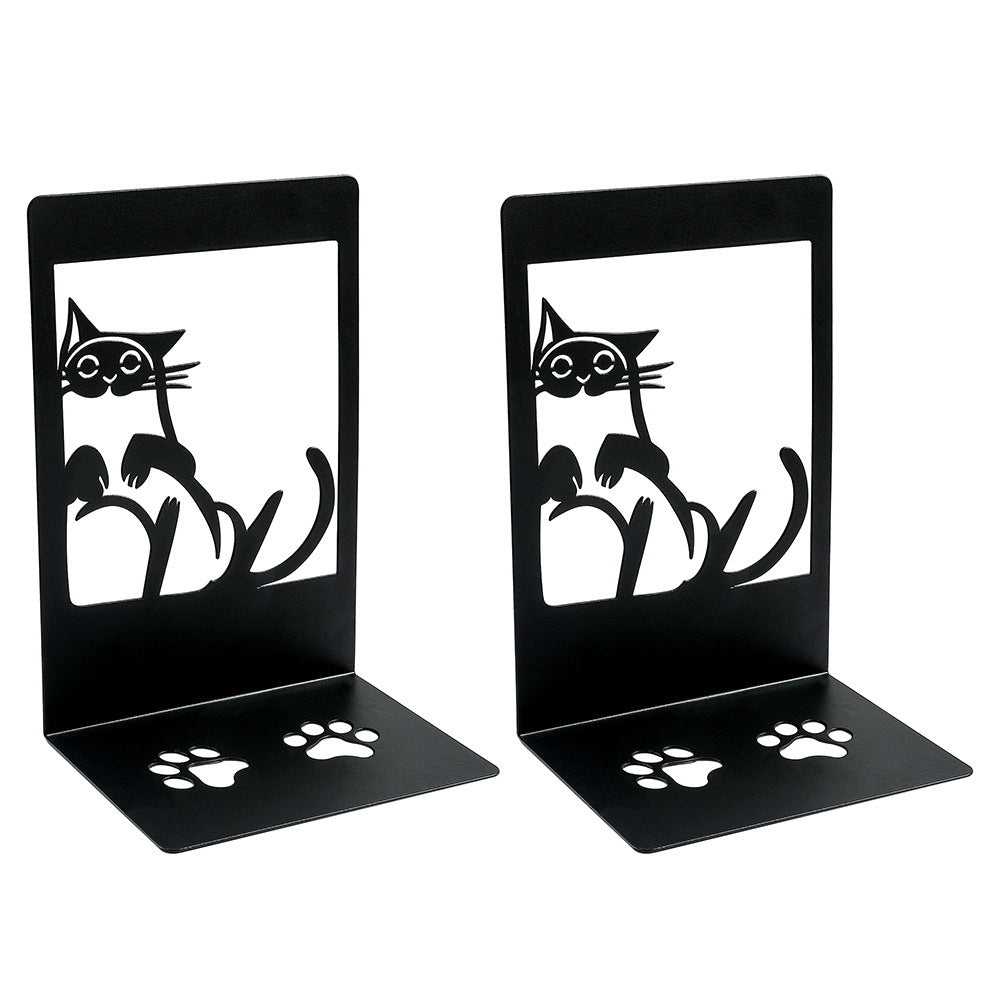 Cat Silhouette Decorative Bookends