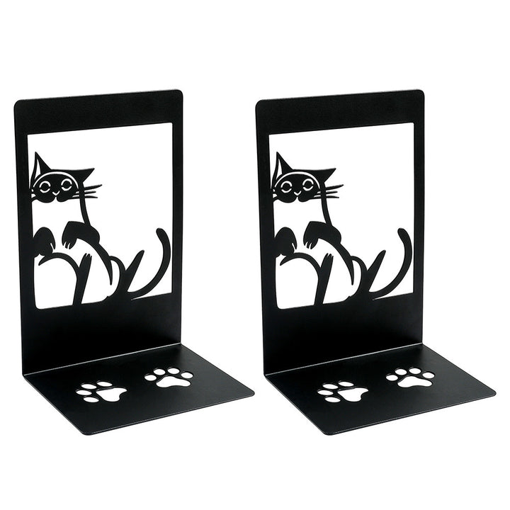 Cat Silhouette Decorative Bookends