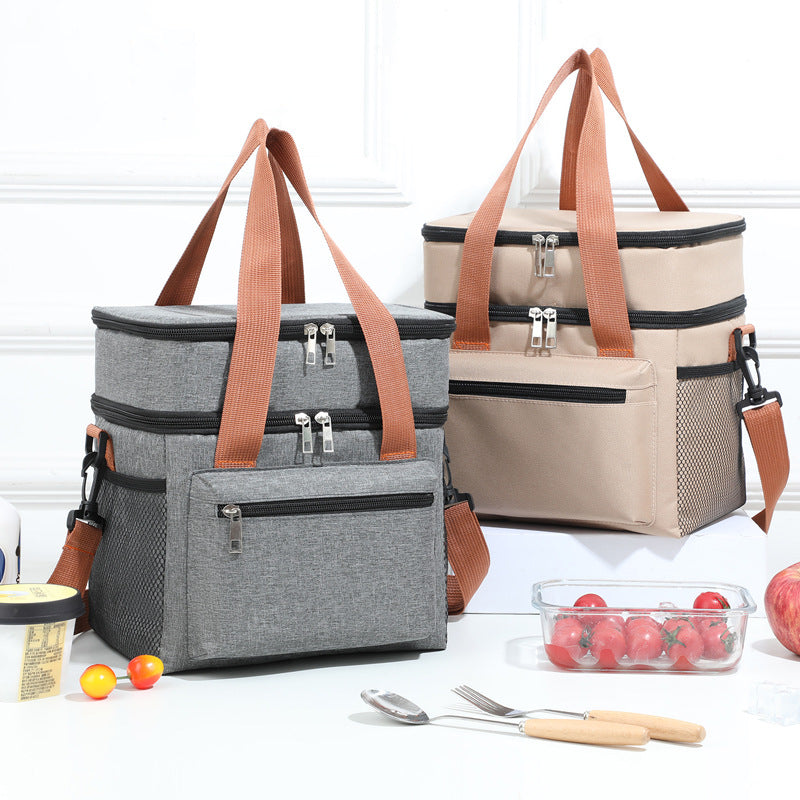 Multi-Compartment Insulated Food Storage Tote Kalsten