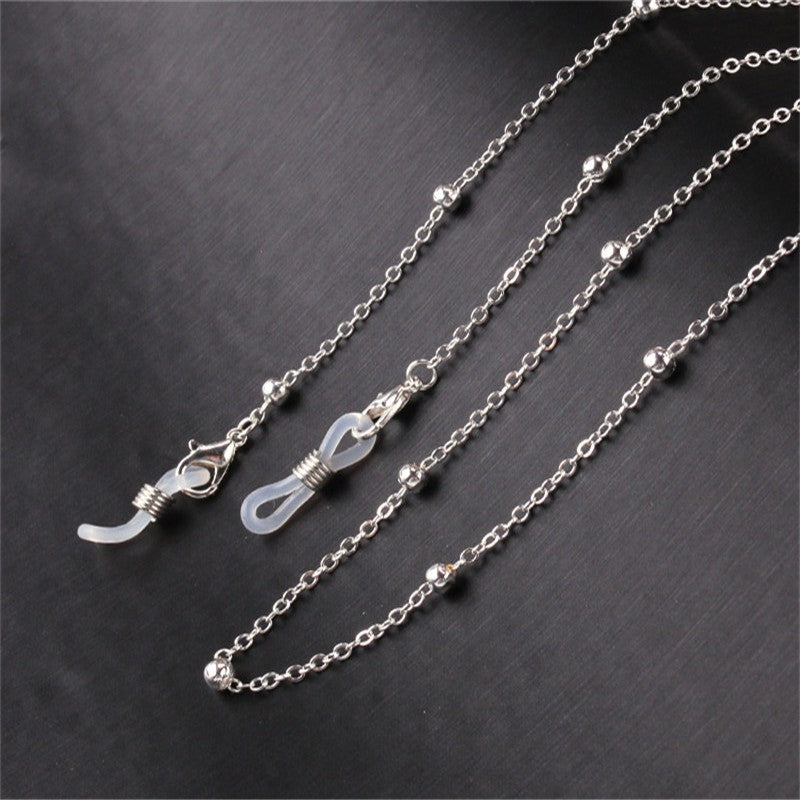Silver Beaded Eyewear Chain Kalsten