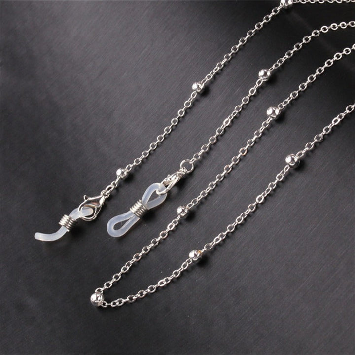 Silver Beaded Eyewear Chain Kalsten