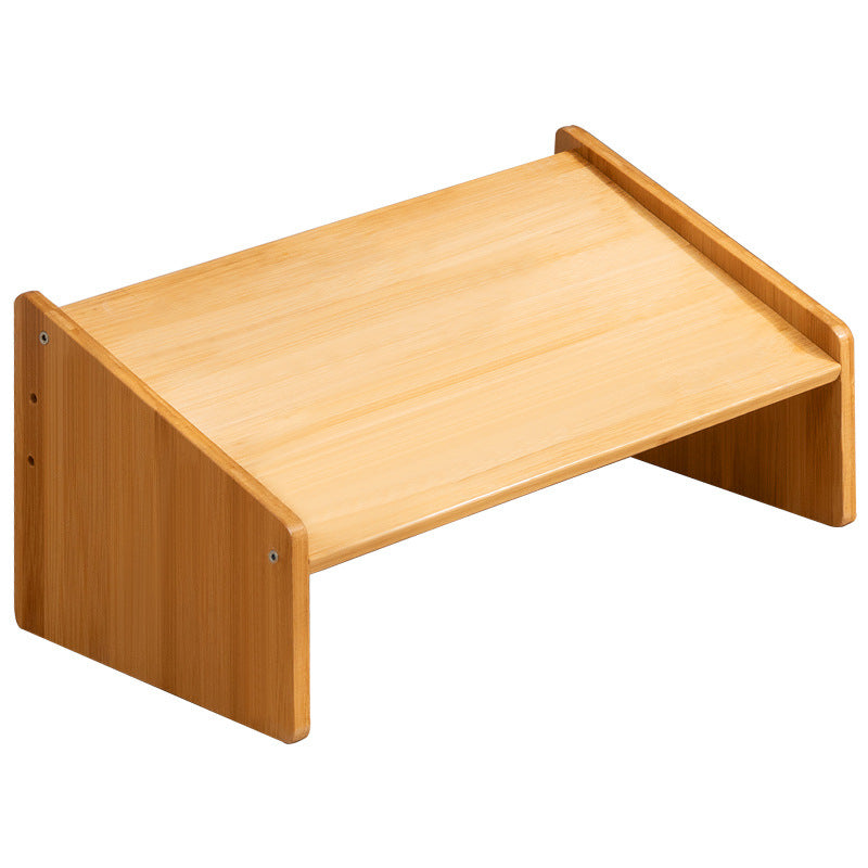 Height-adjustable footstool made of high-quality wood Kalsten