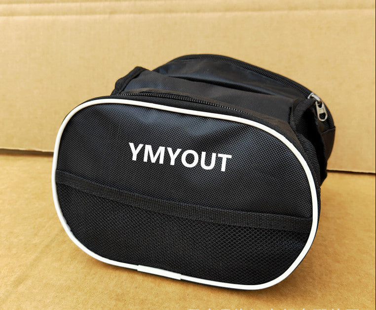 compact bicycle handlebar storage bag with waterproof oxford fabric and front mesh pocket Kalsten