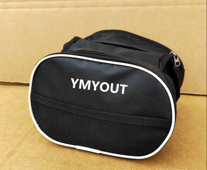 compact bicycle handlebar storage bag with waterproof oxford fabric and front mesh pocket Kalsten