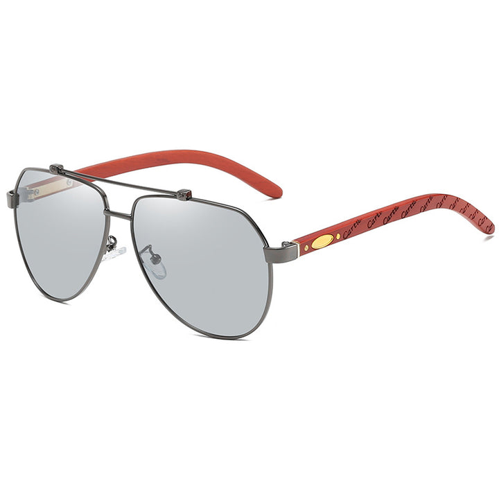 Women's pilot sunglasses with high-quality metal frame and flexible comfort temples Kalsten