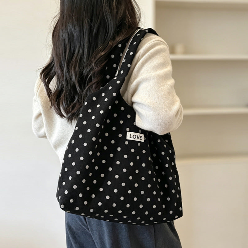 Casual Polka Dot Tote Bag Kalsten