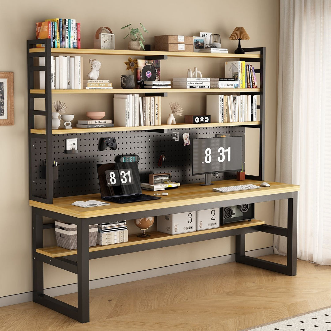 Multifunctional workspace with shelf Kalsten