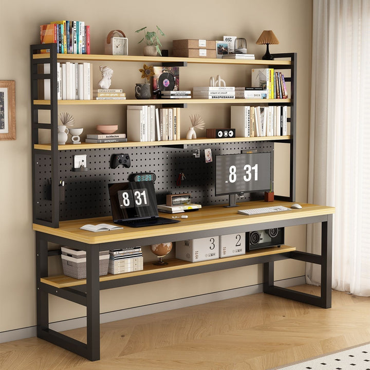 Multifunctional workspace with shelf Kalsten
