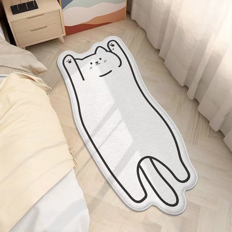 Cute Cat-Shaped Area Rug Kalsten