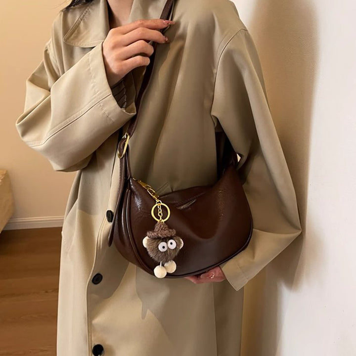 Elegant Curved Crossbody Bag Kalsten