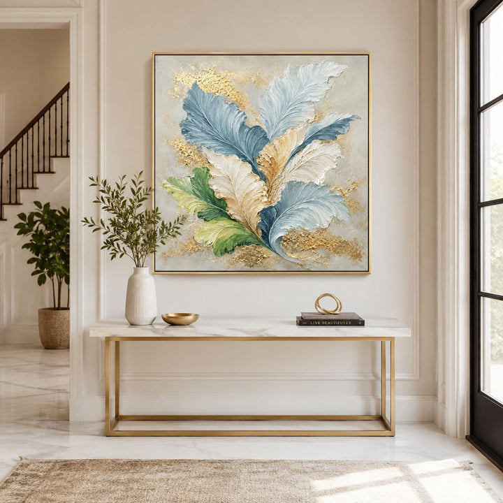 Abstract Leaf Wall Art