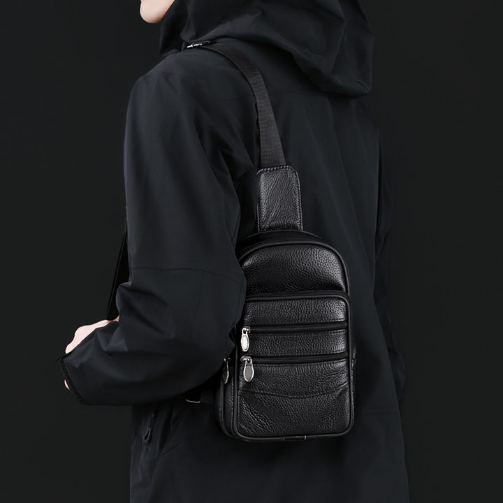 Durable Leather Sling Bag