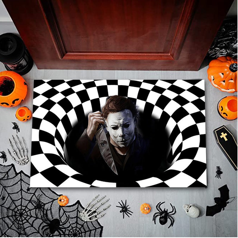 Spooky Halloween-Themed Entrance Mat