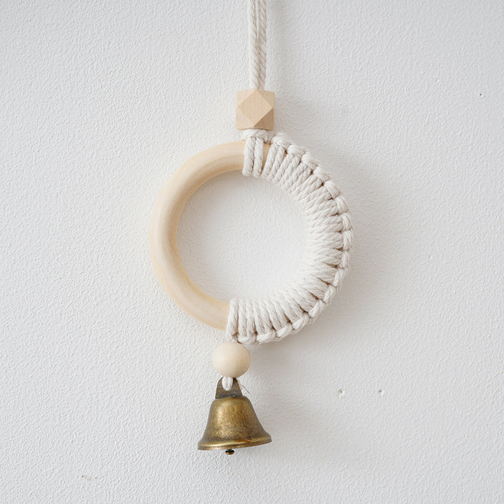 Decorative Macrame Wall Art with Bell Kalsten