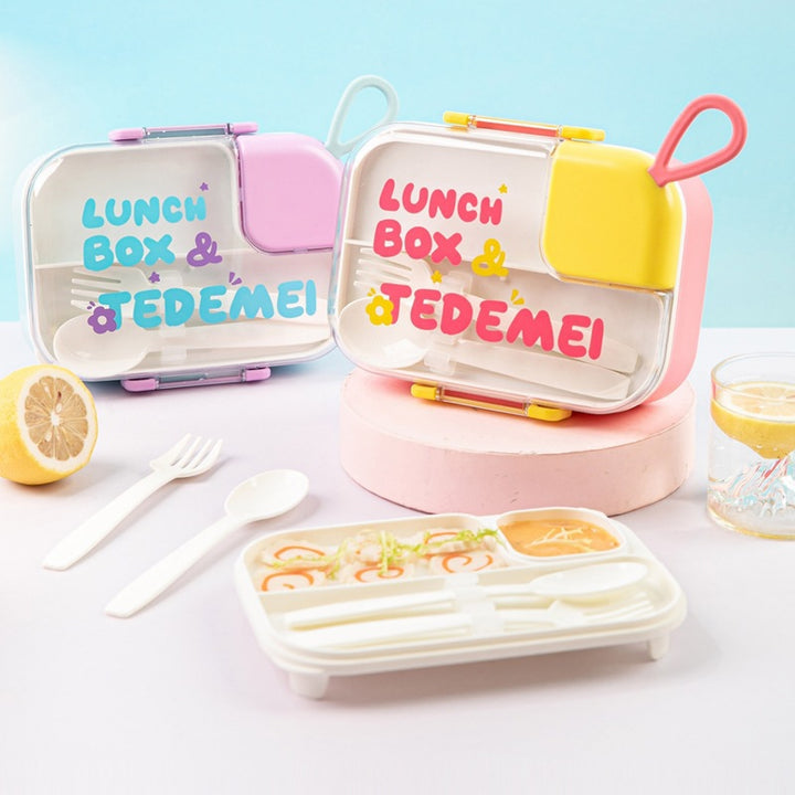 Fun-Themed Multi-Compartment Lunch Container