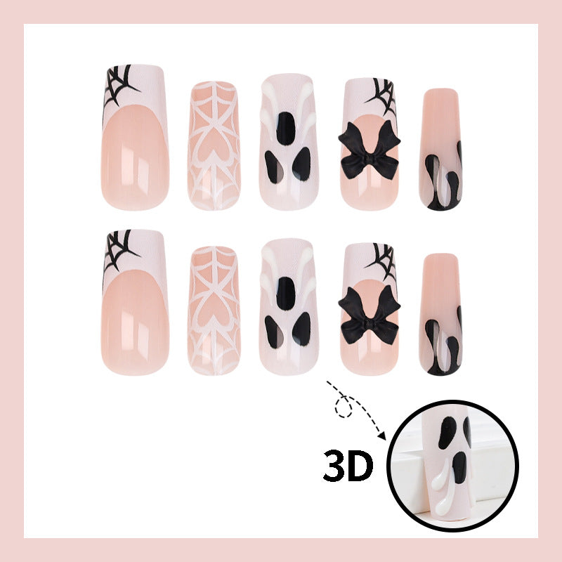 Artificial nail set with Halloween motif and playful decorations Kalsten