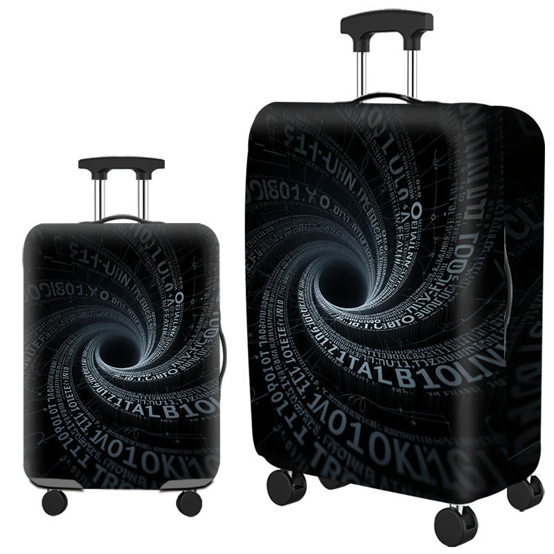 Tropical Leaf Print Hard Shell Luggage Kalsten