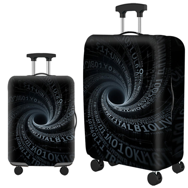 Tropical Leaf Print Hard Shell Luggage Kalsten