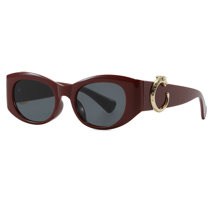 Women's elegant Cat-Eye sunglasses with golden details Kalsten