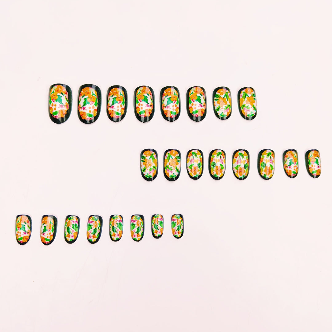3D Floral Design Nail Art Kalsten