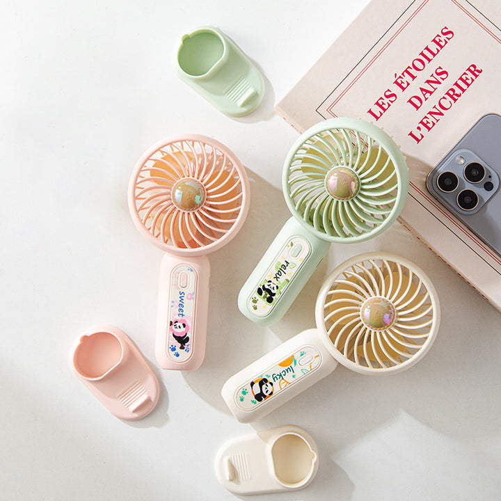 Ladies Portable Mini Hand Fan with Funny Design Kalsten