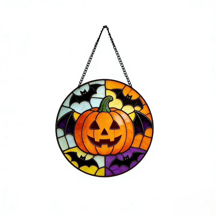 Decorative Skull Stained Glass Wall Art Kalsten
