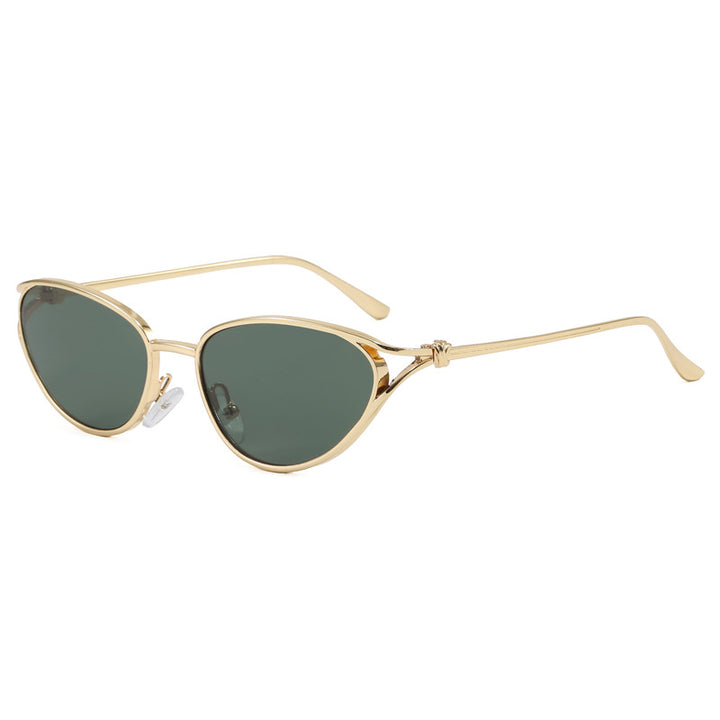 Trendy Cat-Eye Sunglasses with Metallic Frame Kalsten