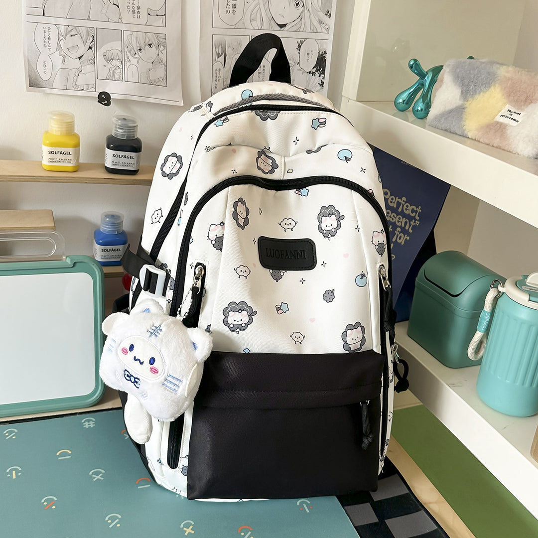 Cute Illustrated Character Backpack Kalsten