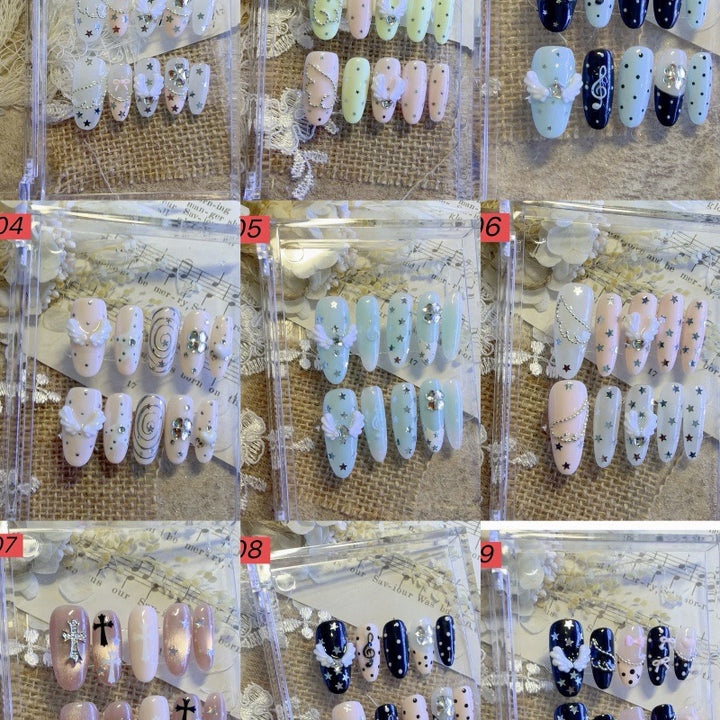Decorative Press-On Nail Art Set 1790731572