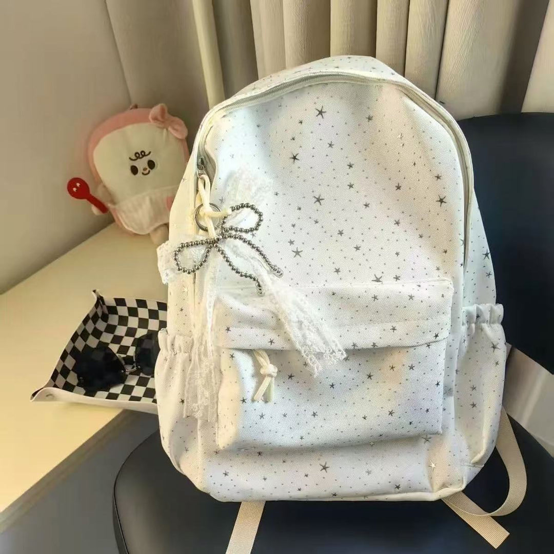 Backpack with Sparkling Star Motif Kalsten