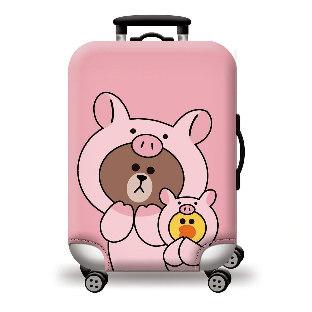 Women Hard Shell Suitcase with Cute Animal Design Kalsten