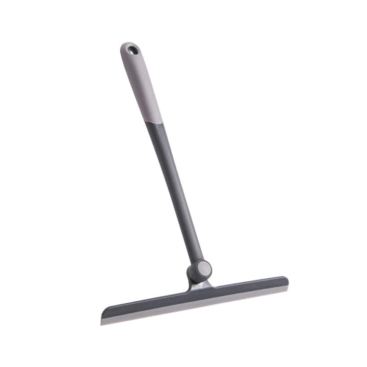 Silicone Blade Window And Shower Squeegee With Pivoting Joint And Ergonomic Non-Slip Handle