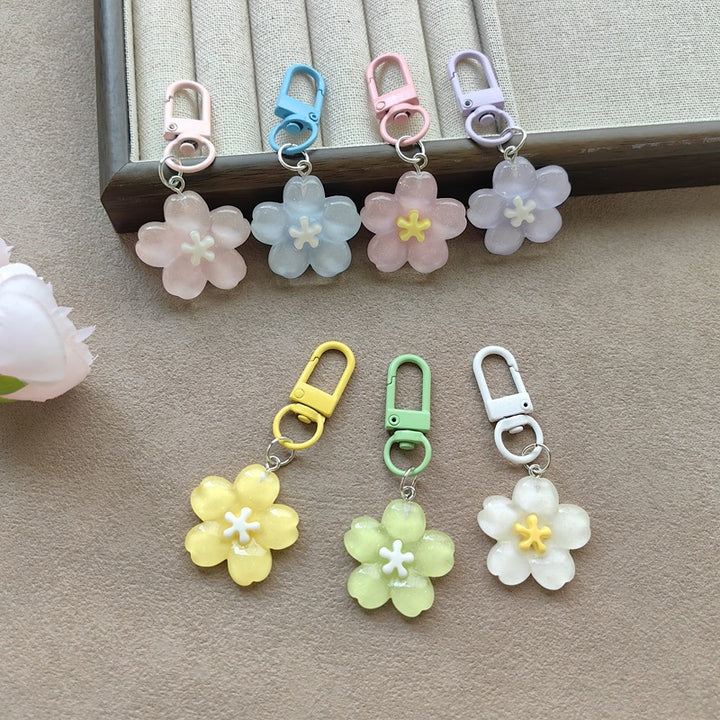 Key ring with flower motif Kalsten