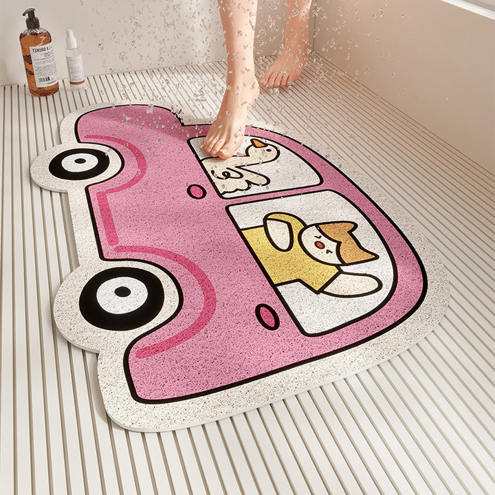 Playful Pet-Themed Bath Mat Kalsten