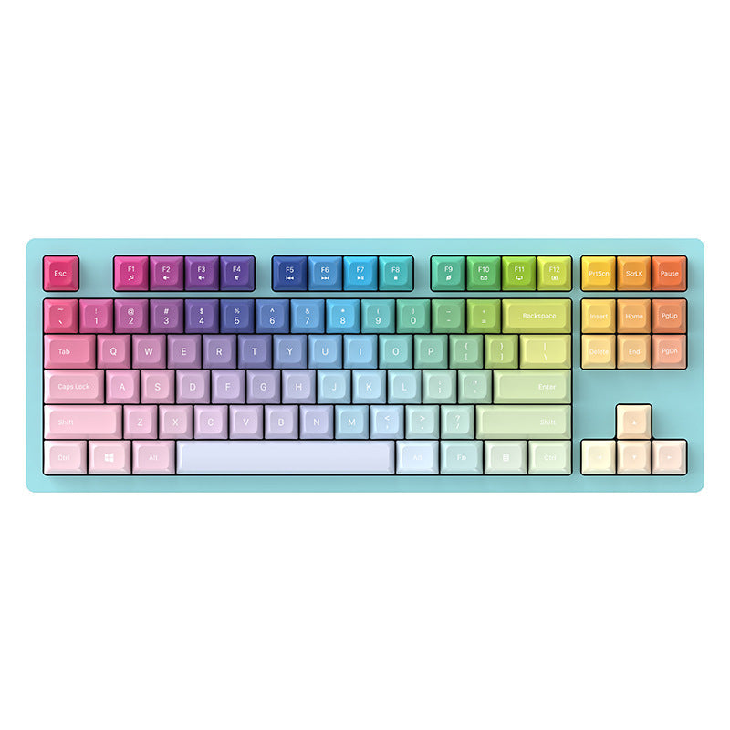 Rgb Gaming Keyboard with Mechanical Keys and Customizable Backlighting Kalsten