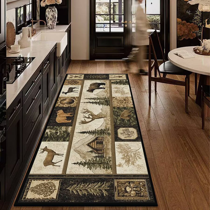 Rustic Outdoor Adventure Area Mat Kalsten
