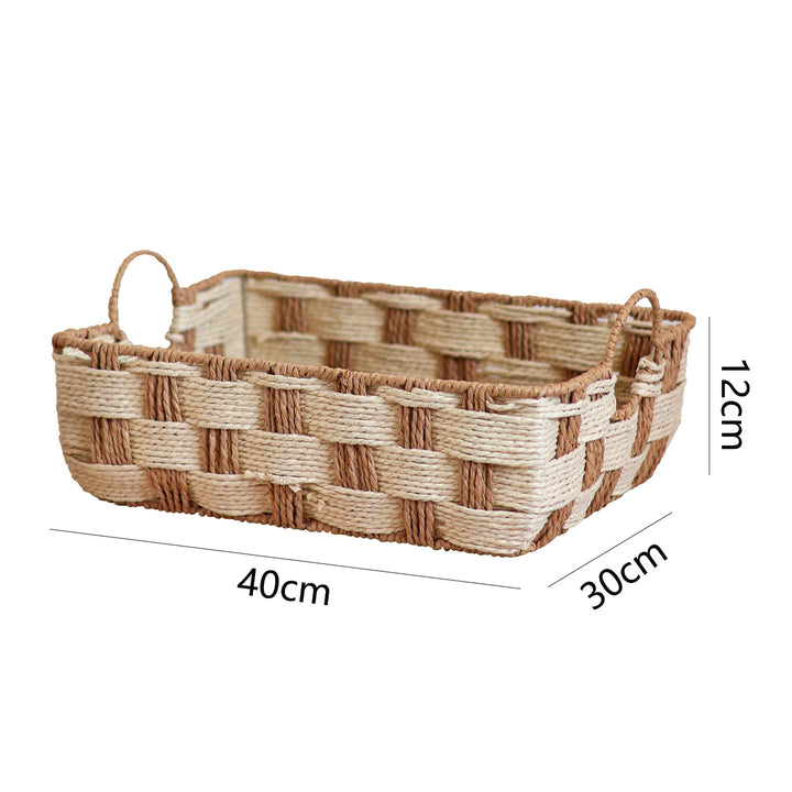 Storage basket made of woven material Kalsten
