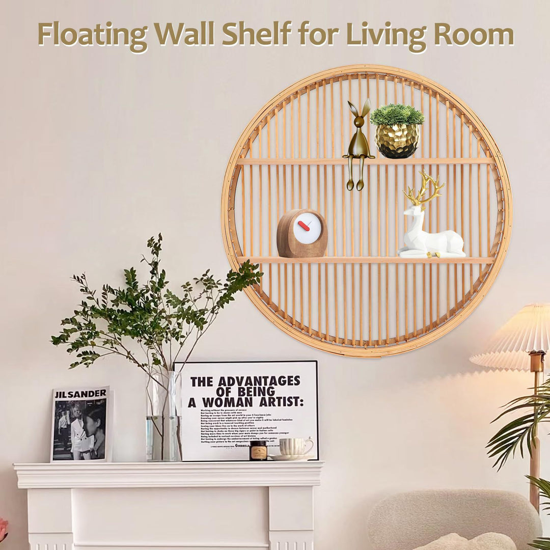 Floating Round Wall Shelf Kalsten