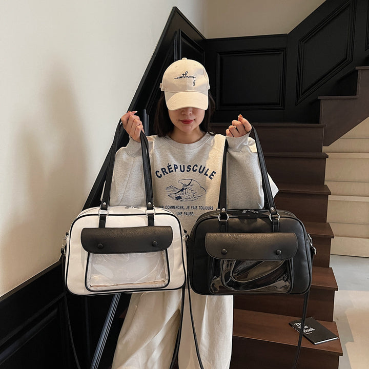 Elegant shoulder bag with multifunctional compartments Kalsten