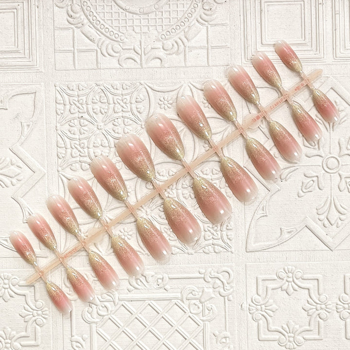 Premium Glitter Ombre Press-On Nails Kalsten