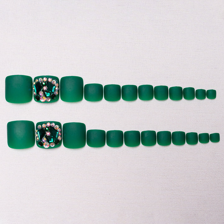 Decorative Rhinestone Pedicure Nail Art  1791110340