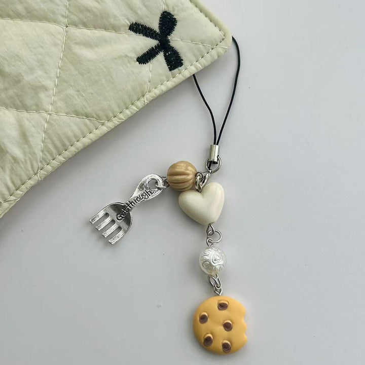 Whimsical Food-Themed Charm Keychain Kalsten