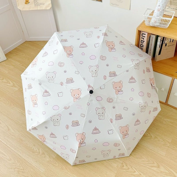 Women's foldable umbrella with playful animal motif Kalsten