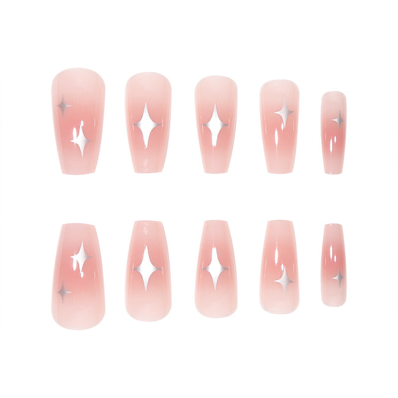 Long Starry Stiletto Press-On Nails Kalsten