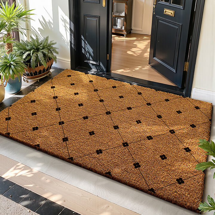 Leaf Pattern Entrance Mat Kalsten